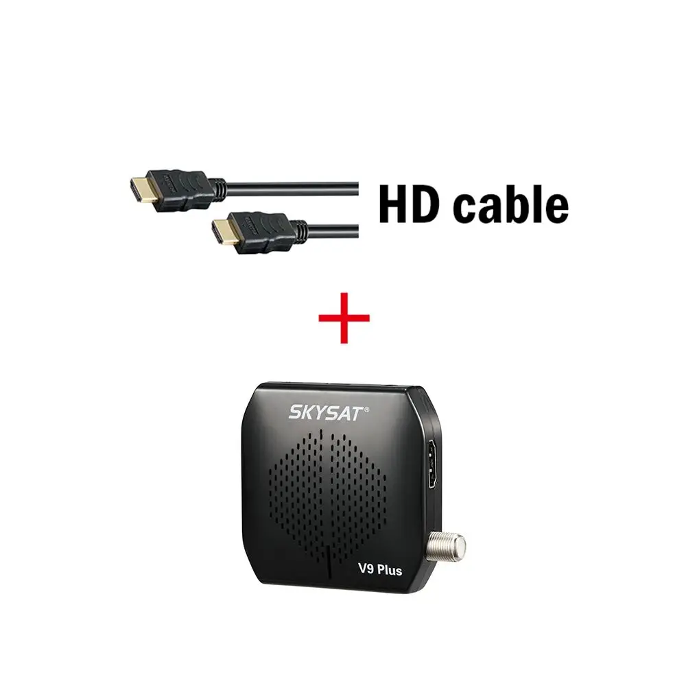 Супер Мини HD спутниковый ресивер SKYSAT V9 Plus поддержка CS CCCams Newcamd Powervu Biss WiFi 3g Youtube USB PVR SKYSAT V9 - Цвет: V9 Plus HDMI