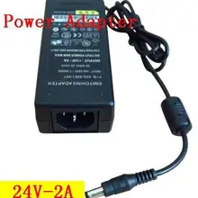 DC 24 V 2A переключатель питания, 48 W светодиодный адаптер питания, порт постоянного тока(5,5*2,1 или 5,5*2,5), 50 шт./лот