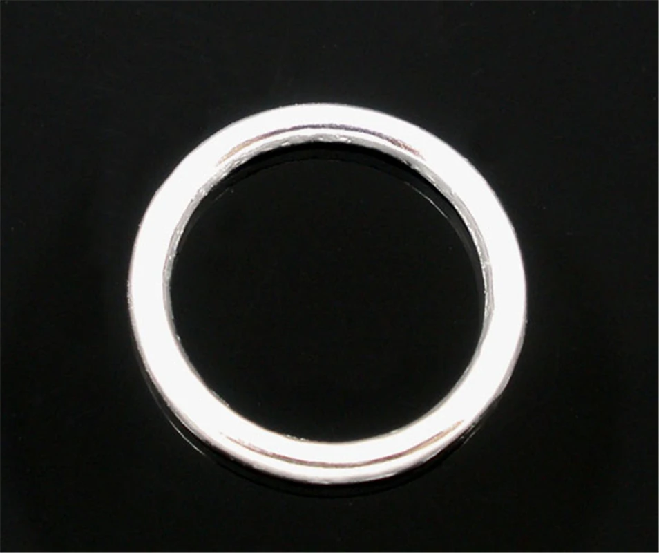 DoreenBeads 100 шт. серебристые припаянные закрытые Колечки 12x1 мм фурнитура (B04272) yiwu|jump