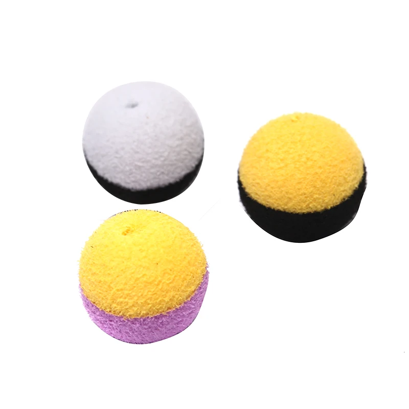 15 шт. приманка для ловли карпа Duo Foam Pop Up Boilies Ball имитация приманки волосы Zig Rig Фидер
