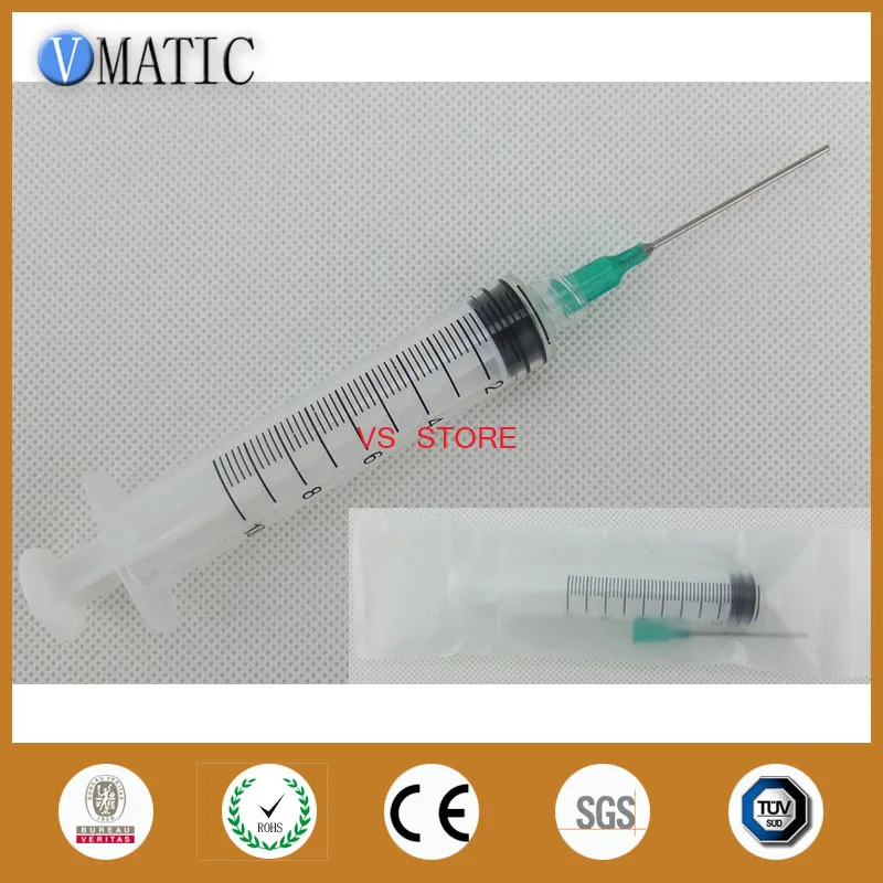 

Free Shipping 10ml/10cc Luer Lock Dispenser Syringes With 1.5'' 18G Blunt Tip Dispensing Needles Tip 1-1/2 Inch