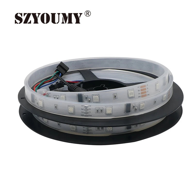 SZYOUMY DC12V 5M 6803 IC Dream волшебный цвет Светодиодная лента 5050 RGB светодиодная