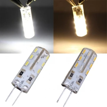 G4 1.5W Warm White/White 24 SMD 3014 220V  Light 