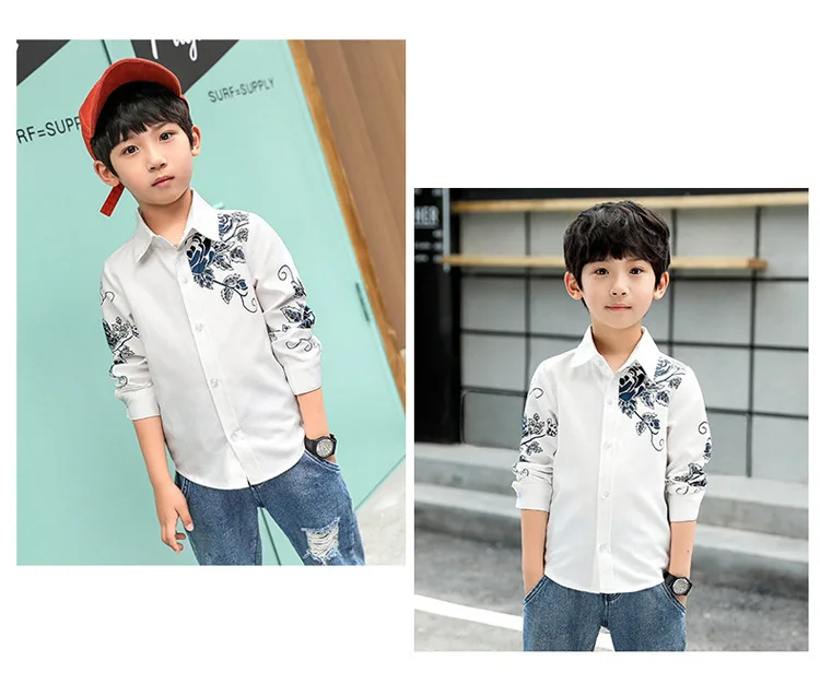 ActhInK/Новое поступление; рубашки для мальчиков в китайском стиле; платье с длинными рукавами для мальчиков; рубашки для подростков; одежда в китайском стиле; детские летние рубашки