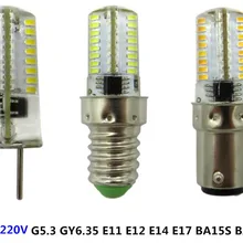 Затемнения светодиодный лампы G5.3 E11 E12 E14 E17 BA15D 220V BA15S 110V с украшением в виде кристаллов светильник лампочка G4 110V G9 светодиодный b15 g5.3 110v E11 110V BA15S светодиодный