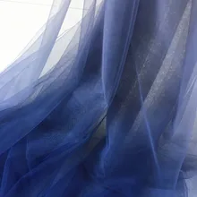 1 м/лот, четыре цвета, градиентная сетчатая ткань, мягкая сетка, свадебное платье, вуаль, сделай сам, ткань, Прозрачное платье, ткань H012