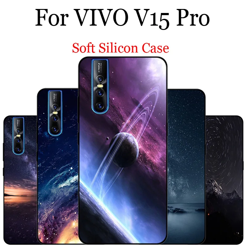 Casing For VIVO V15 Pro Soft Silicone TPU Cover Case For VIVO V15Pro Starry Phone Shell For VIVO V 15 Pro Cases vivoV15 pro bags