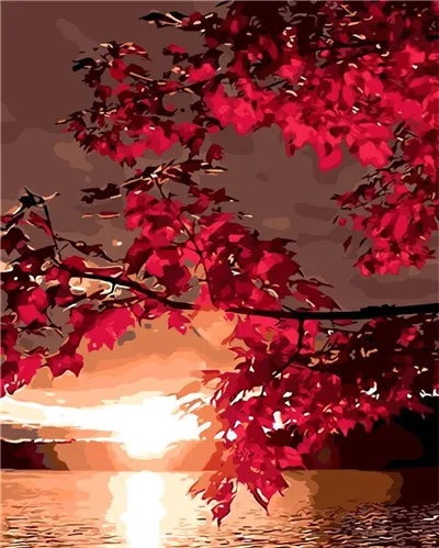 Aliexpress.com : Herbst Landschaft baum wohnzimmer büro decor modulare