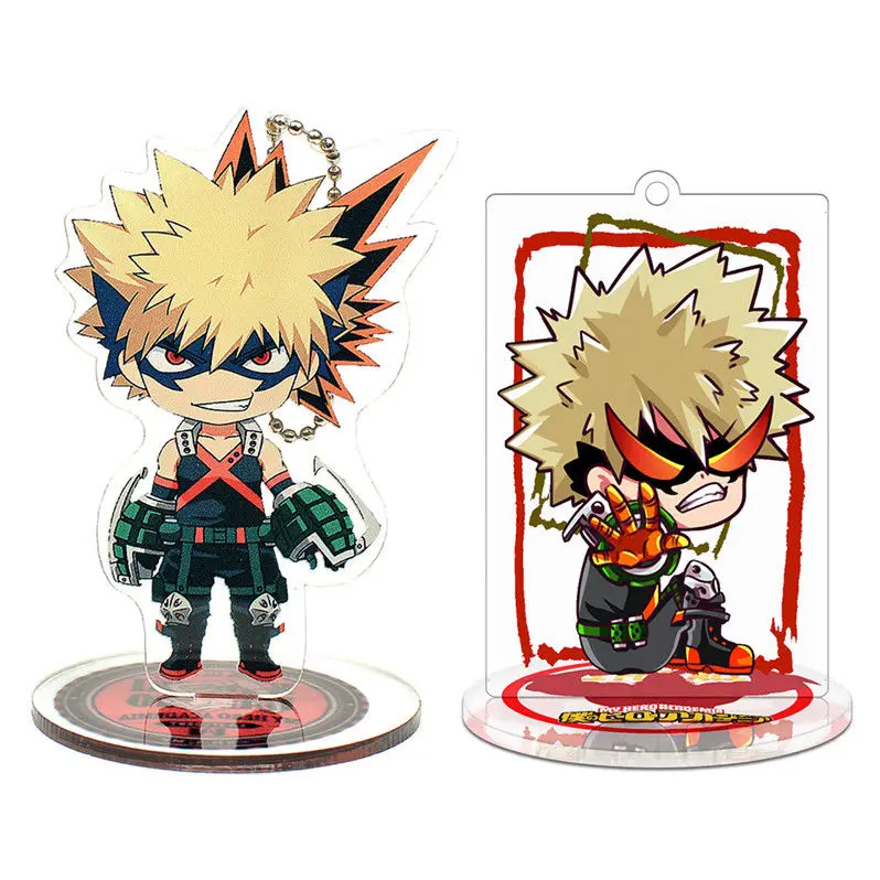 My Hero Academia Keychain Bakugo Katsuki Acrylic Key Ring Anime Collection Gift