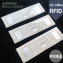 Uhf rfid тег стикер 915 мГц 868 мГц Impinj Монца R6 EPC Пассивные RFID метки ISO18000-6C 100 шт./лот