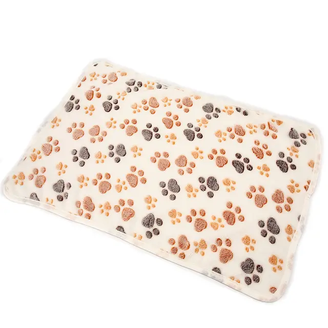 Warm Fleece Pet Cat Blankets Bed for Dogs Cushions Cover Sleeping