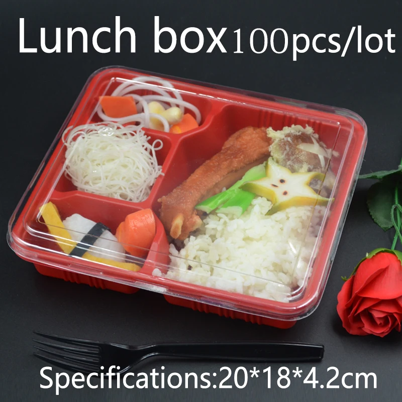 Aliexpress.com : Buy Food Box Meal Prep Box with Lid Compartment Meal