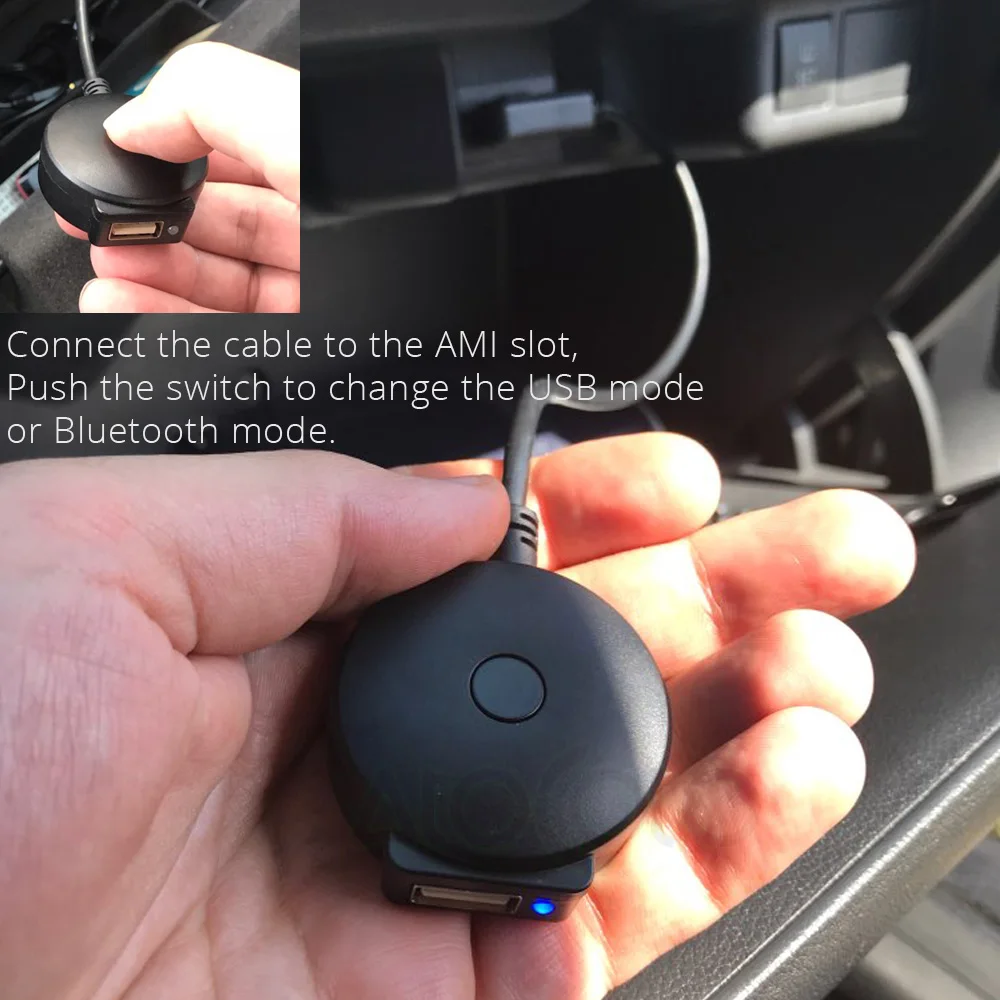 Bluetooth AUX приемник AtoCoto Кабель адаптер для VW Audi A4 A5 A6 Q5 Q7 после 2009 г. аудио медиа вход