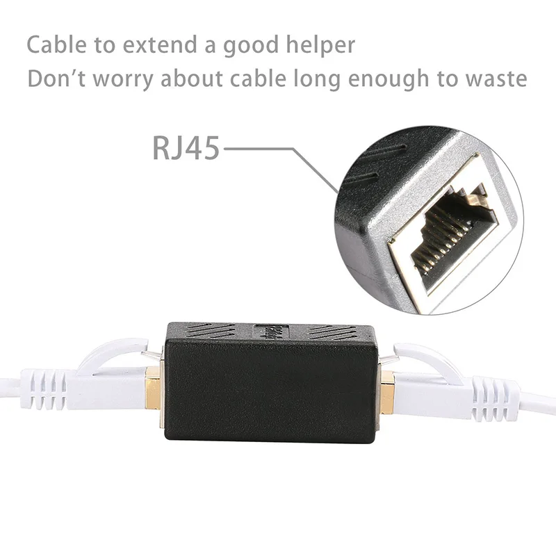 2 шт./упаковка коннекторы для Ethernet кабеля Cat7/Cat6/Cat5e|Компьютерные кабели и разъемы| |