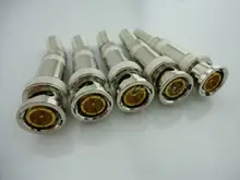 10pcs/lot wholesale BNC Male Connector to adapter Twist-on Coaxial RG59 Cable cctv accessories for CCTV Camera Security System