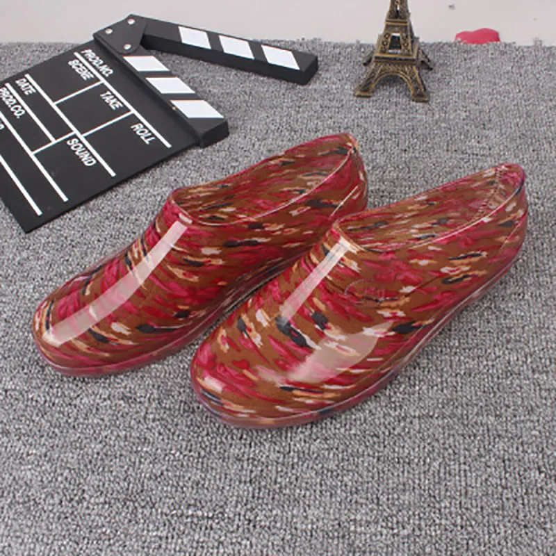 Aleafalling/непромокаемые сапоги; Женская обувь в британском стиле на платформе; водонепроницаемые мотоботы на плоской подошве; всесезонные садовые ботильоны; обувь для девочек; W062