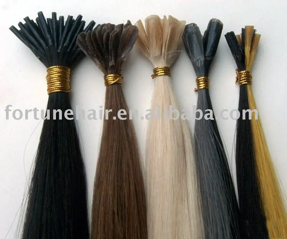 Supply Remy Fusion Hair Extensions 12 Inch U Tip I Tip V Tip