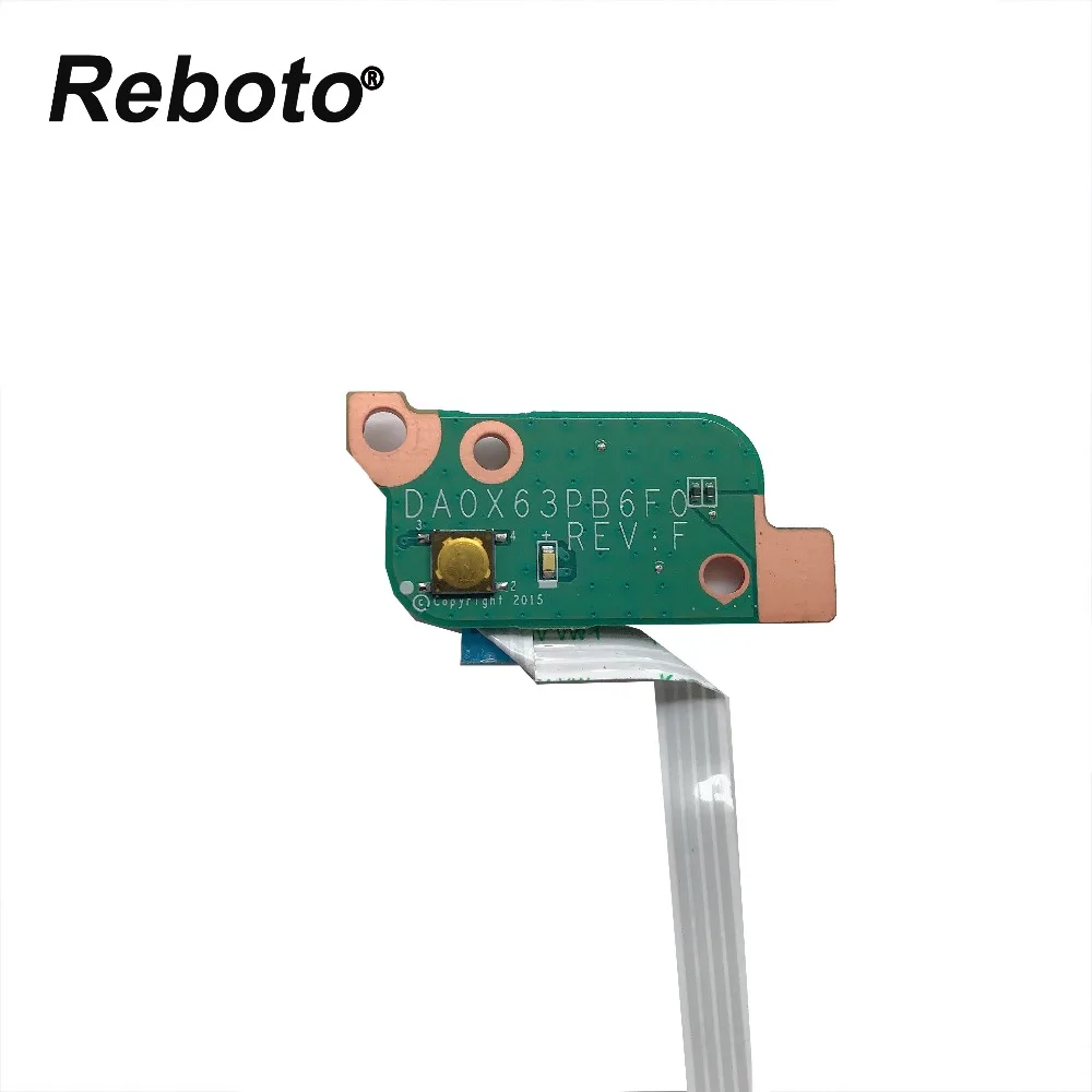 

Reboto Original For HP ProBook 450 G3 455 G3 Laptop Switch Button Power Board DA0X63PB6F0 DA0X63PB6F1 100% Tested Fast Ship