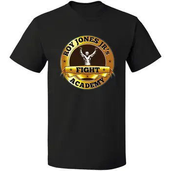 

ROY JONES JR Fight Academy T-shirt Free Shipping 100% Cotton S-3XL T Shirt for Men/Boy Short Sleeve Cool Tees