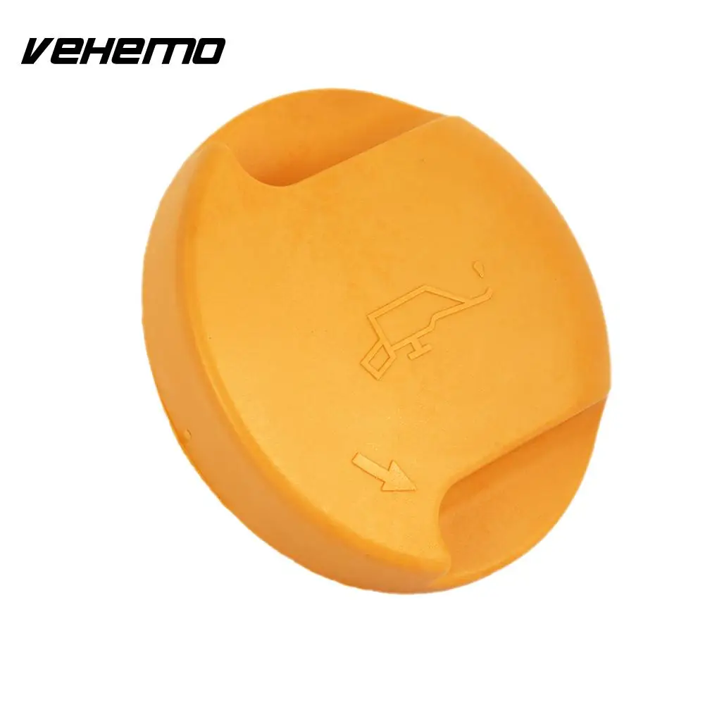 Vehemo Yellow Auto Oil Filler Cap GASKET Car Oil Filler Cap Replacement Oil Filler Cap for