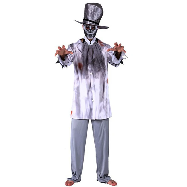 Halloween masquerade party dress couple horror male doctor COS suit