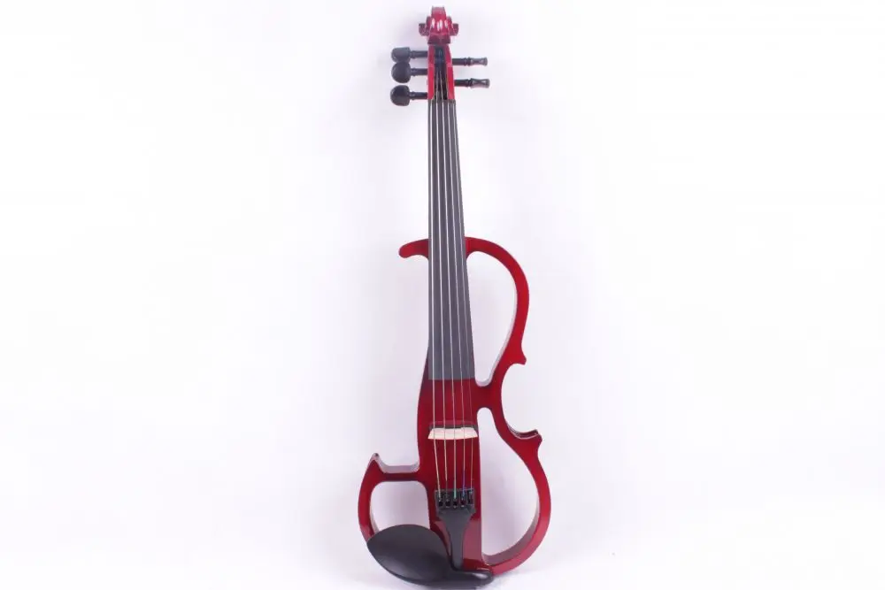 

4/4 5 string dark red color Electric violin High quality