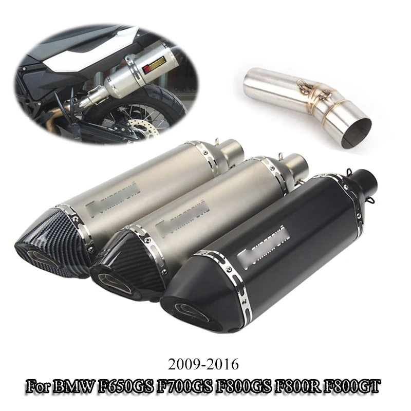 

F650GS F700GS F800GT F800GS F800R Exhaust Complete Vent Pipe Motorcycle Exhaust Muffler Pipe Mid Link Pipe For BMW 2009-1016