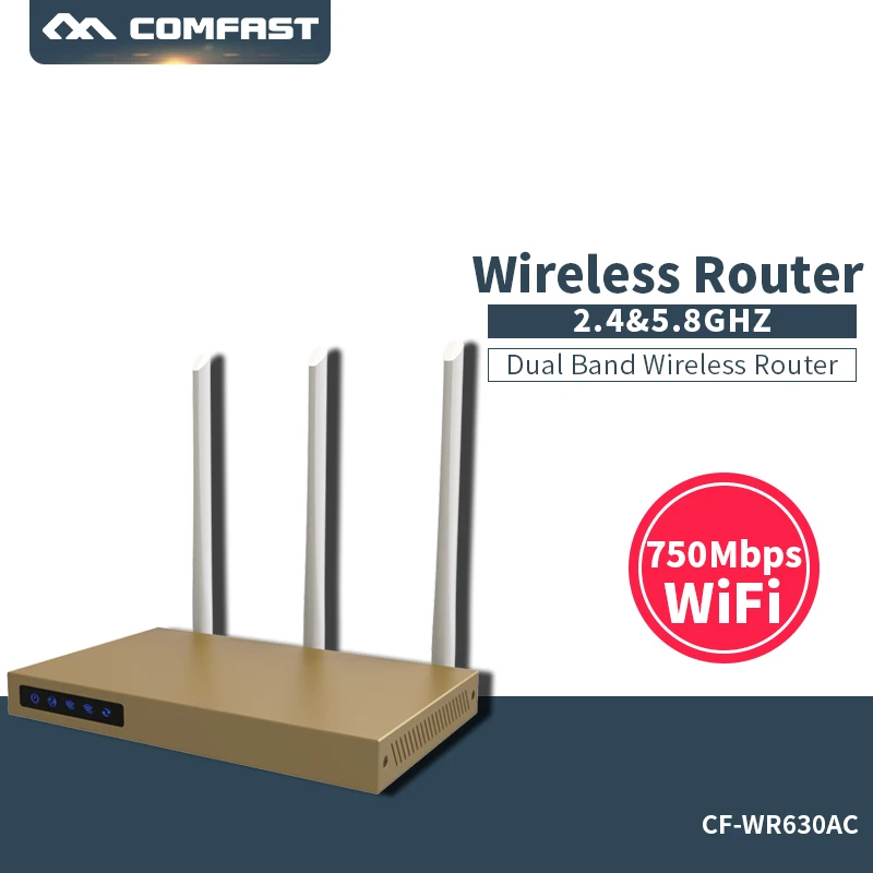 

2017 New come ! COMFAST 750Mbps 2.4G + 5.8G wireless wifi router 3*6dBI antennas signal booster 802.11ac wi-fi amplifier