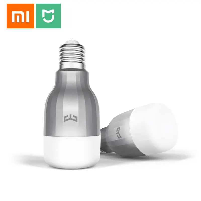 Умная Светодиодная лампа Xiaomi Yeelight Mi для умного дома 220 В E27 9 Вт 600 лм приложение Wi Fi