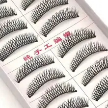 Хорошая натуральная сетка TPYE крест-накрест DIY накладные ресницы как ручной работы ресницы накладные ресницы искусственные ресницы для красивый макияж для глаз