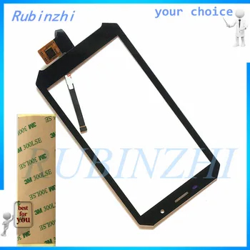 

RUBINZHI + Tape Moible Phone Touchscreen For Doogee S60 Touch Screen Digitizer Touch Screen Panel Sensor Lens Glass Replacement