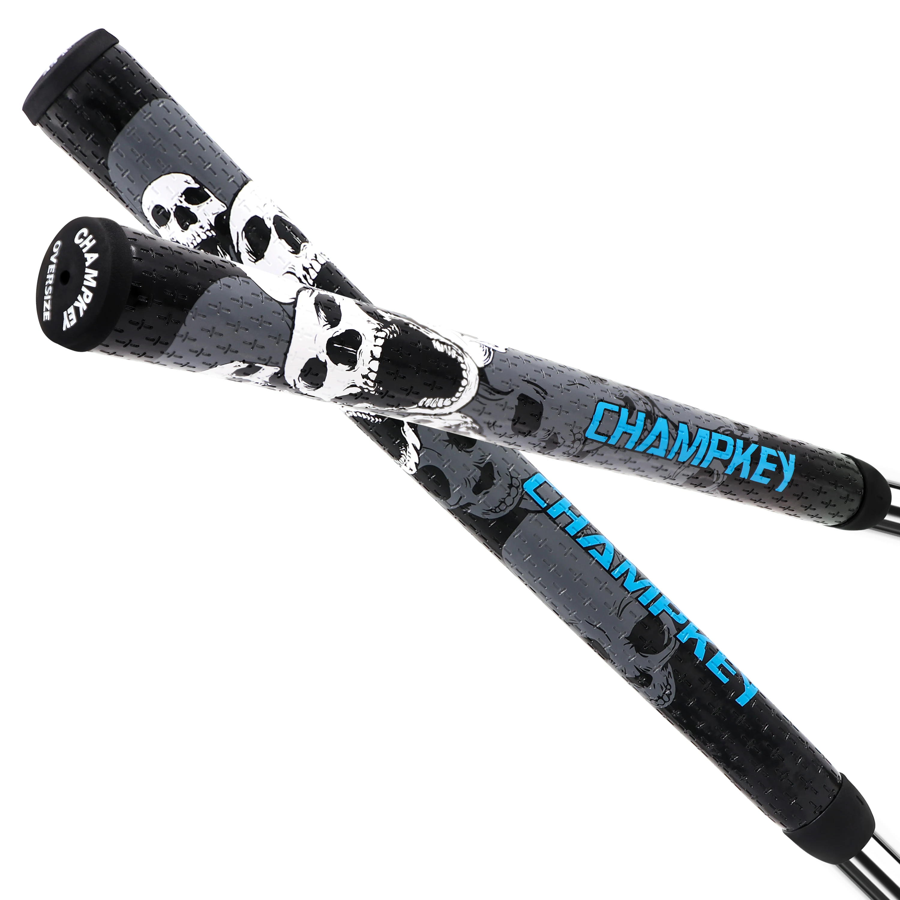 New 13pcs/lot Champkey Skull PU Leather Golf Grip Standard Midsize and Oversize Golf Grips For Irons