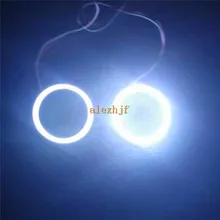 Июля King 60 мм внешний Диаметр, 2 шт., супер яркий Водонепроницаемый светодиодный Ангельские глазки кольца с диммером Функция, линза COB, Q5 Hella