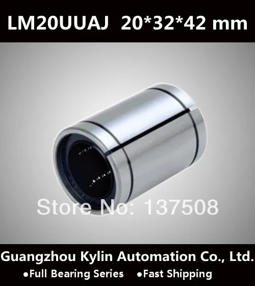 On Sale! 10 pcs LM20UUAJ Linear Bearing 20x32x42 mm, 20mm adjustable