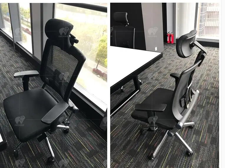Leather boss chair reclining computer chair home modern minimalist conference chair designer office chair. -