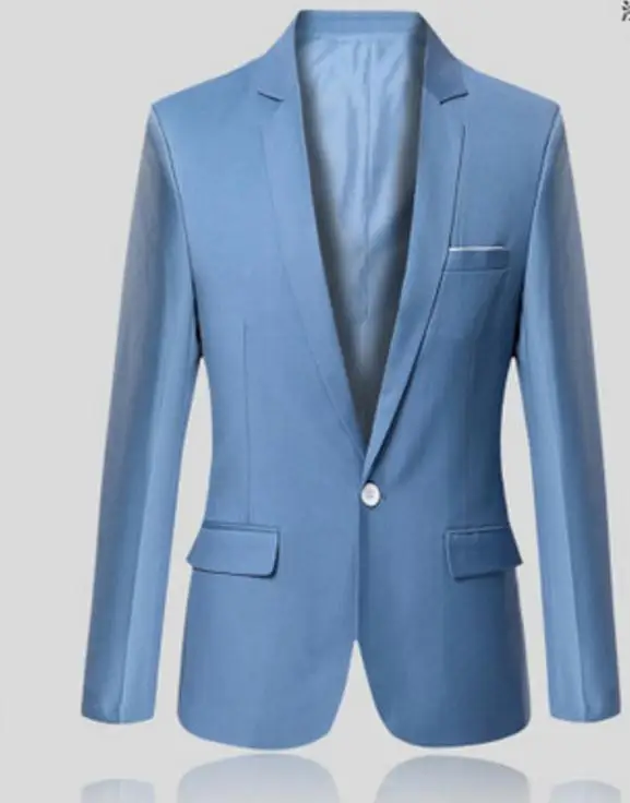 Brand men's spring autumn casual small suit jacket 5XL 6XL black small