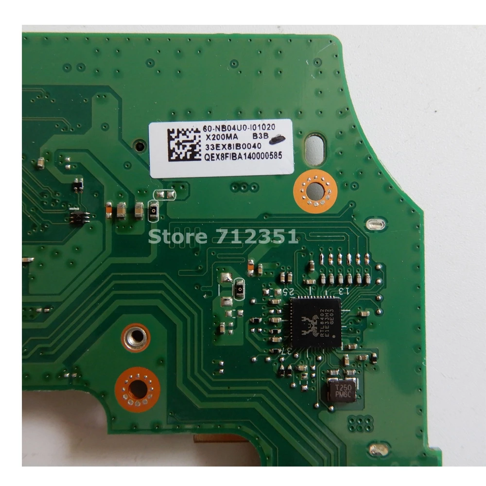 X200MA для ASUS X200 X200C X200CA X200M плата ввода вывода USB SD кардридер аудио Плата IO_BOARD 60NB04U0