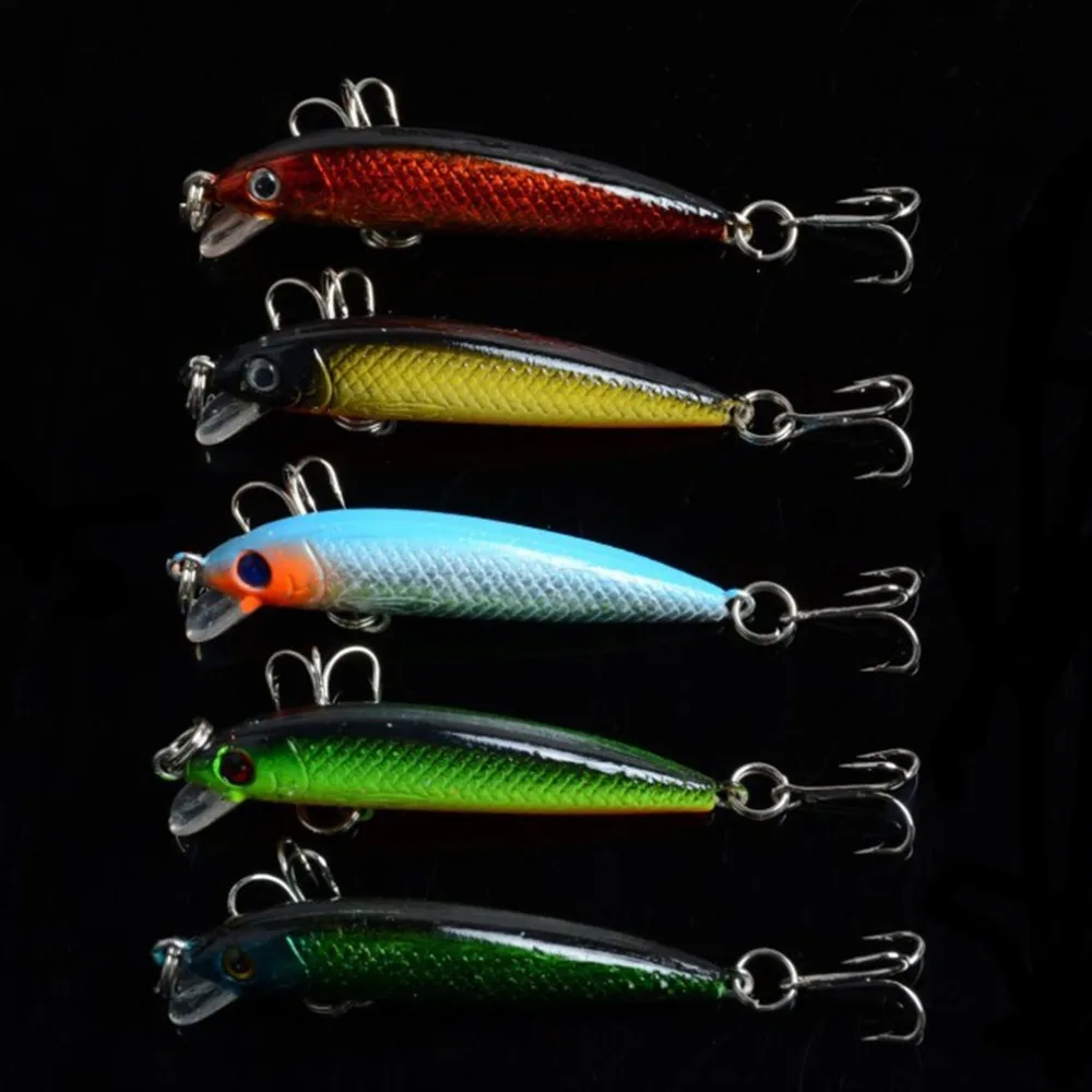 Random Colors Fishing Lure LD M0053 Aritificial Fake Bait Bionic Fishing Bait Fishing Hook Lure