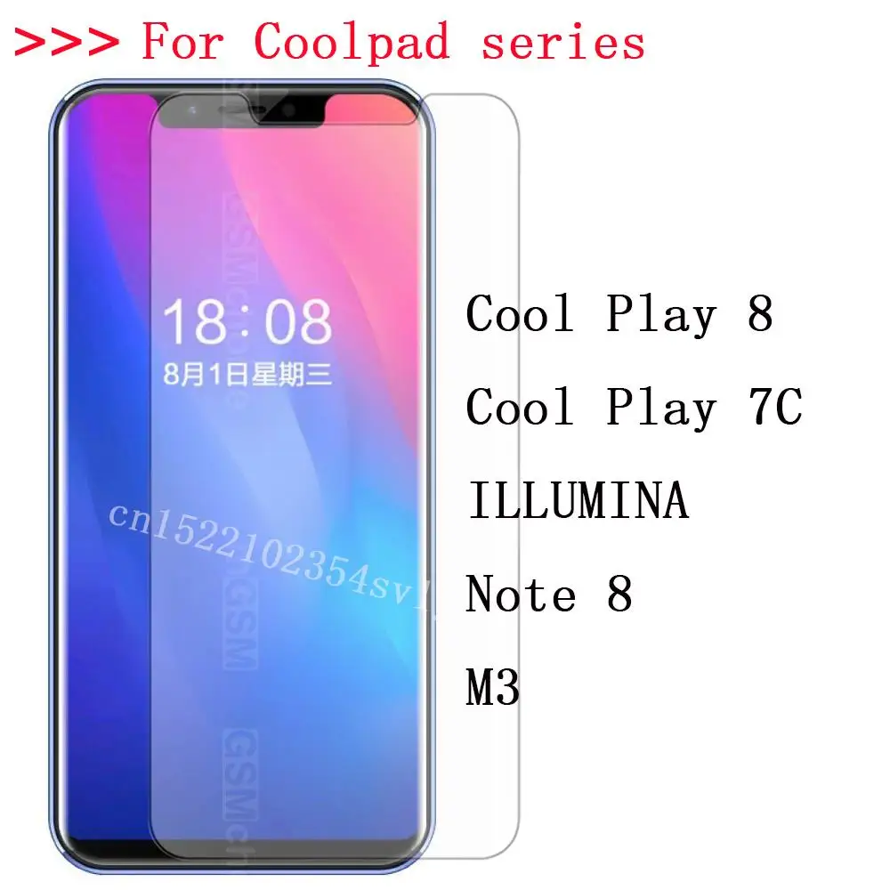 Tempered Glass for Coolpad Cool Play 8 7C ILLUMINA M3 Note Explosion-proof Protective Film Screen Protector cover phone | Мобильные