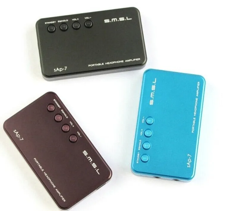 

SMSL SAP-7 Portable Headphone Power amplifier new version Black color