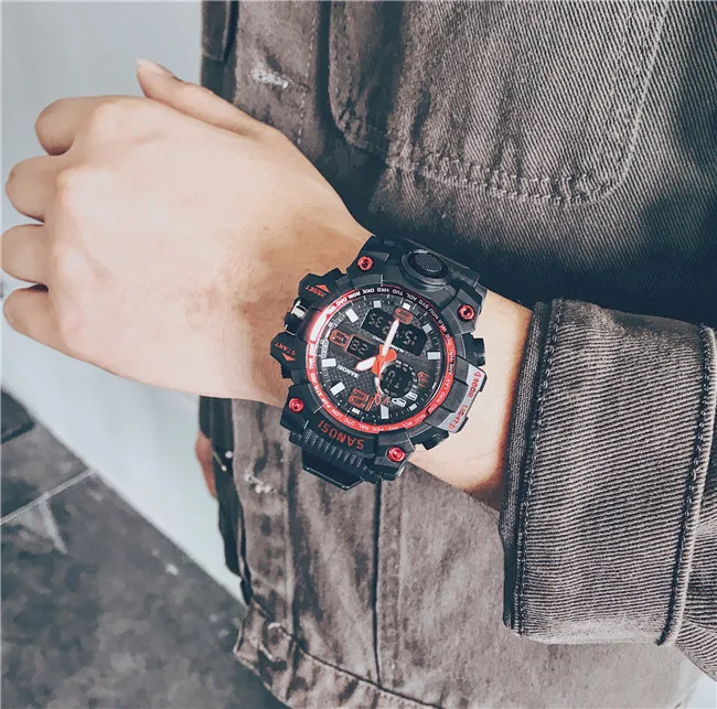 Sport Watch Male relogios masculino Sport Watch Men S Shock Men Military Watch 30m Waterproof Wristwatch LED Quartz Clock Sport Watch Male relogios masculino Sport Watch Men S Shock Men Military Watch 30m Waterproof Wristwatch LED Quartz Clock