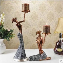 Beautiful figure statue Candlestick, home decoration products, wedding gifts