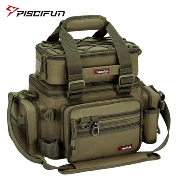 MEGA PROMO ❤️ Piscifun Large Capacity Fishing Bag Portable Multifunctional Tackle Box Bag Multipurpose Outdoor Hiking Camping Bolsa De Pesca - discount item 35% OFF Sports & Entertainment