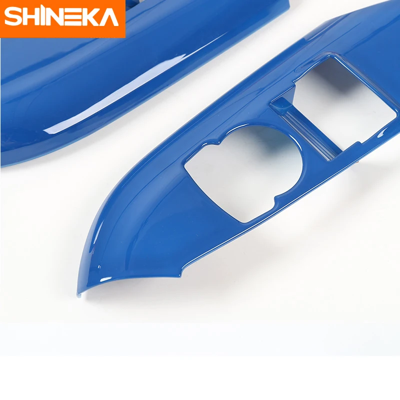 SHINEKA Автомобильная дверная ручка подлокотник панель переключатель для