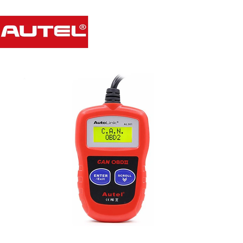 100 Original Autel AutoLink AL301 OBDII/CAN Code Reader Autel AL301