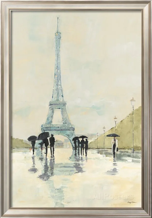 

abstract art modern Landscape April in paris canvas painting handmade oil painting High quality
