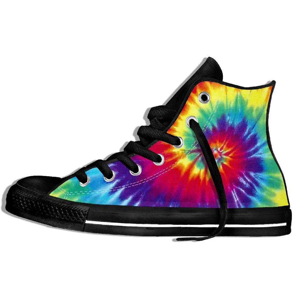 

2019 new summer Newest fashion Sneakers Tie dye color 3d print harajuku Men Women casual shoes
