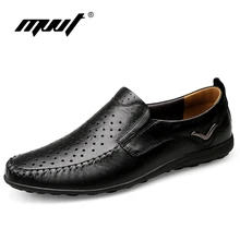 Г. Летняя дышащая мужская повседневная обувь мужская обувь из натуральной кожи Лоферы для мужчин на плоской подошве, большие размеры, мужская обувь