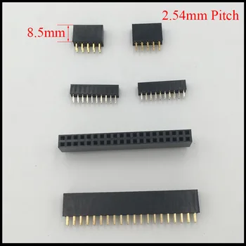 

2*5 2x5 2*6 2x6 2*7 2x7 Pin 10P 12P 14P 2.54mm Pitch 8.5mm Height Female Connector Double Row Spaced Straight Pin Header Strip
