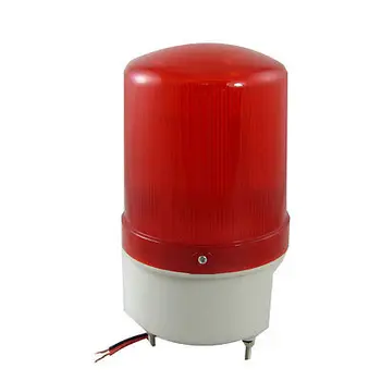 

DC 24V Red LED Signal Industrial Warning Light Bulb Flash with Buzzer